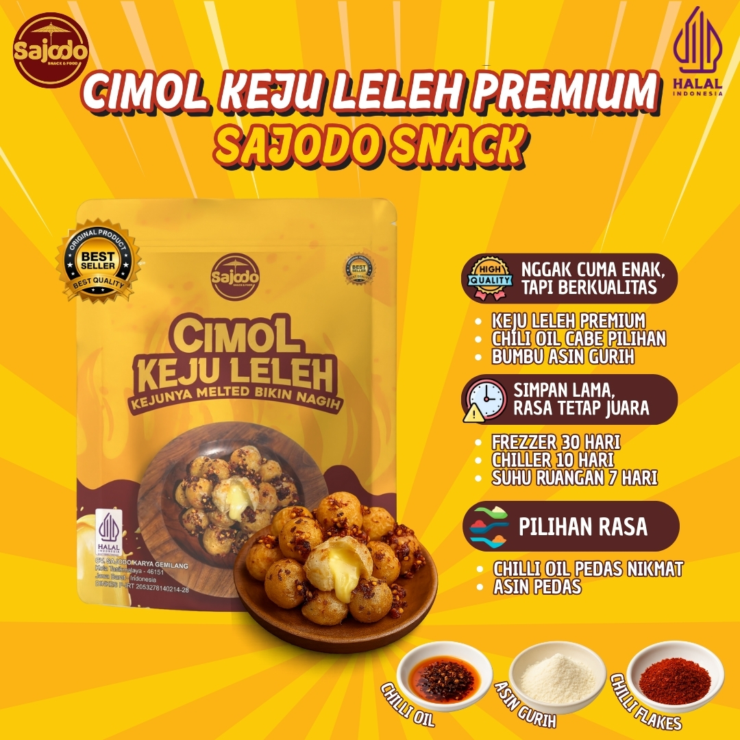 Cimol keju Leleh